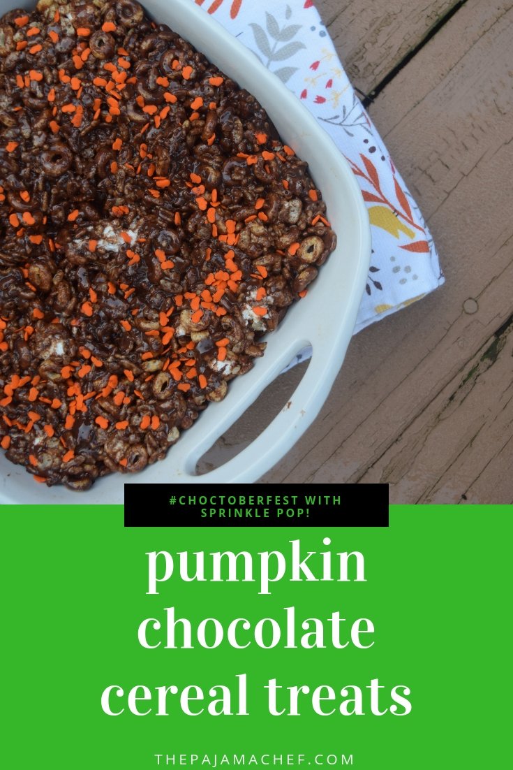 thepajamachef's tweet photo. Pumpkin &amp; chocolate are the perfect pairing for some cute Sprinklepop sprinkle-filled marshmallow cereal treats for #Choctoberfest! #sponsored 

https://t.co/GaEGrD3jqA https://t.co/dCzSH7dsnE