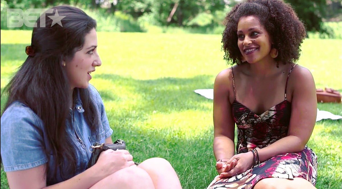 situationshipny's tweet photo. we all need a shoulder to lean on sometimes. kali gives alyssa some advice on how to handle damian, but is it what she wants to hear? watch #situationships now on @bet! 💜 https://t.co/SEs0jAiACE https://t.co/BbOt97DkSC
