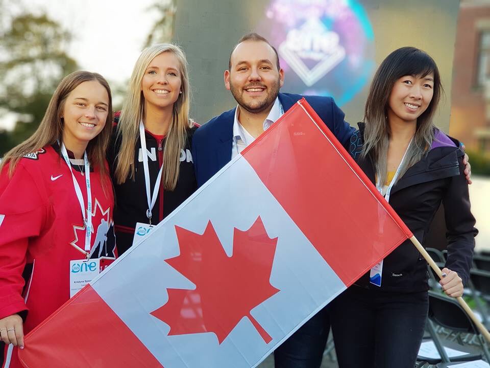 Some of the incredible #Canadian delegates in The Hague for #OYW2018! 🇨🇦