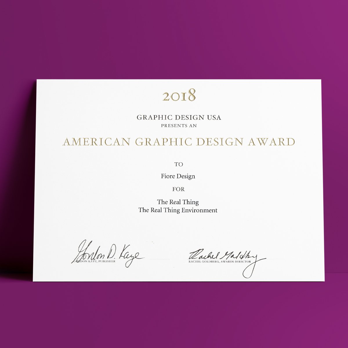 Fiore_Design's tweet photo. Hard work pays off! Congrats to our team for receiving this award for their work on #environmentdesign exploration from @gdusa!! Go to our site to see the whole project.
#graphicdesign #creative #logodesign #brandidentity #branding #signage #illustration #healthy #fiorefriday https://t.co/MOEJ4KKWiJ