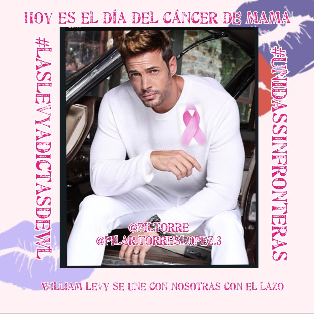 piltorre's tweet photo. Hoy es el día del cancer de mamá y @willylevy29  se une a la buena causa poniéndose un lazo rosa #laslevyadictasdewl #unidassinfronteras 💋💋💋 https://t.co/8Myk5nRqcE