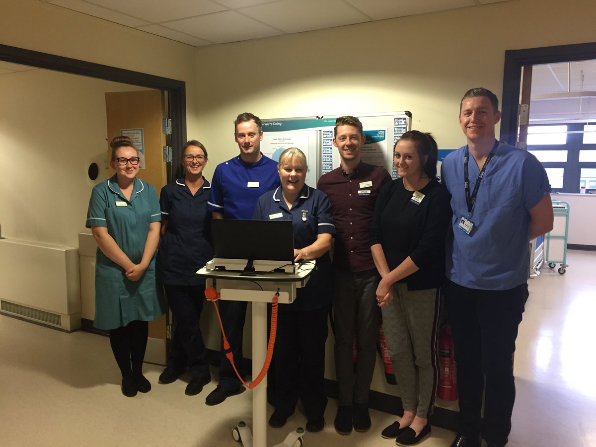 AngelaDigiMeds's tweet photo. Multi-speciality engagement implementing eMeds (ePrescribing) in theatres and on @1Wharfedale day case ward. Another step in @Wharfedale_Hosp’s #digitaljourney. @LTHPharmacy @Prof_Liz_Kay @DitLeeds @R1chardatron @LTHTTheatreTri @MattHancock @R_Ashcroft https://t.co/CdLbEI8xfx