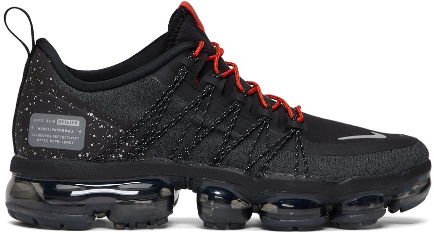 nike vapormax run utility black red