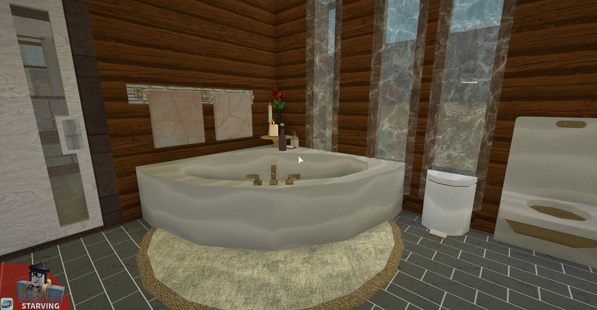 Roblox Welcome To Bloxburg Bathroom I Hacked Roblox - roblox bloxburg master bathroom speedbuild