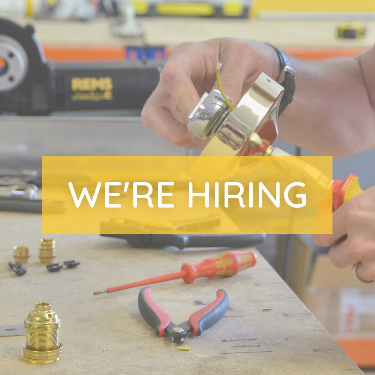 LightFixation's tweet image. Light Fixation is now hiring! 💡 We are looking for a talented Lighting and Workshop Technician, so if this is you or someone you know, please get in touch. 👨‍🔧👩‍🔧 Check out the job description here: buff.ly/2CR00y8  #londonjobs #westlondonjobs #lightingtechnician