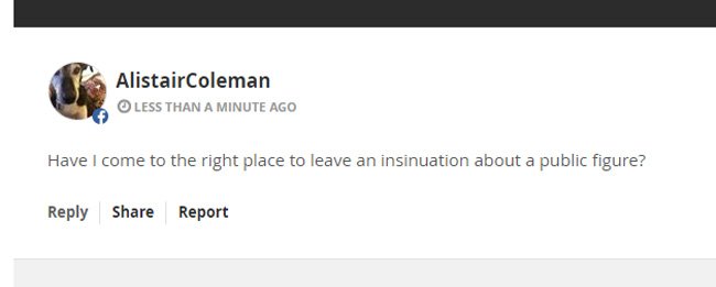 Alistair Coleman On Twitter The Plymouth Herald Has Published An Item About Why The Plymouth Herald Comments Section Is Trending And They Ve Left The Plymouth Herald Comments Section Open For Comments Https T Co Jj2qiqag2q