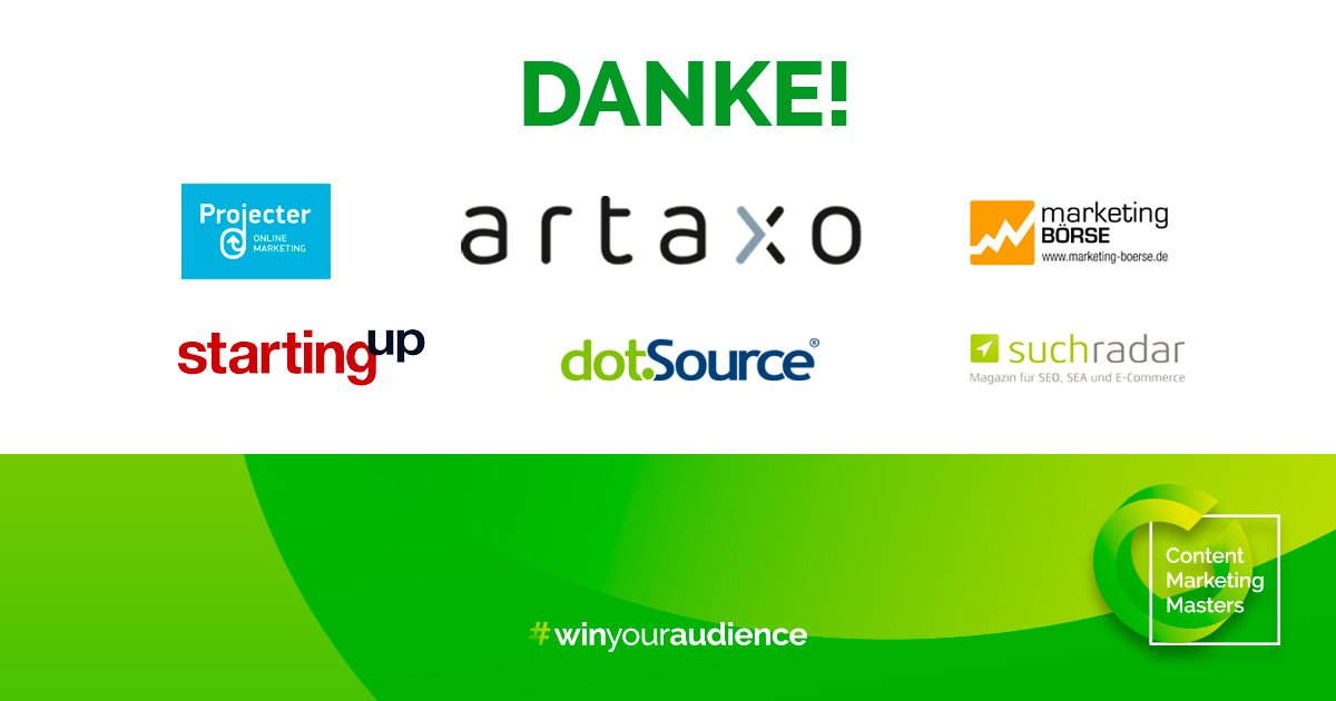 CoMaMasters's tweet image. Danke, dass ihr die #CMM18 zu einem Highlight gemacht habt! Erste Fotos von der Konferenz gibt es in unserem Newsblog: bit.ly/2PIPmwm #winyouraudience