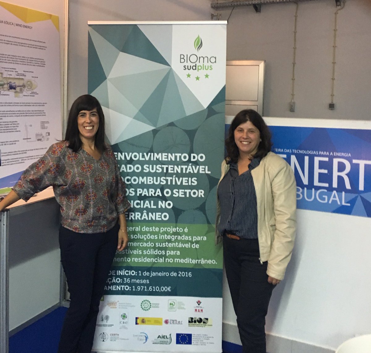 Sonia_Figo's tweet image. Divulgação do projeto #BIOmasudplus @EU_H2020 na @Enertechsabugal 2018