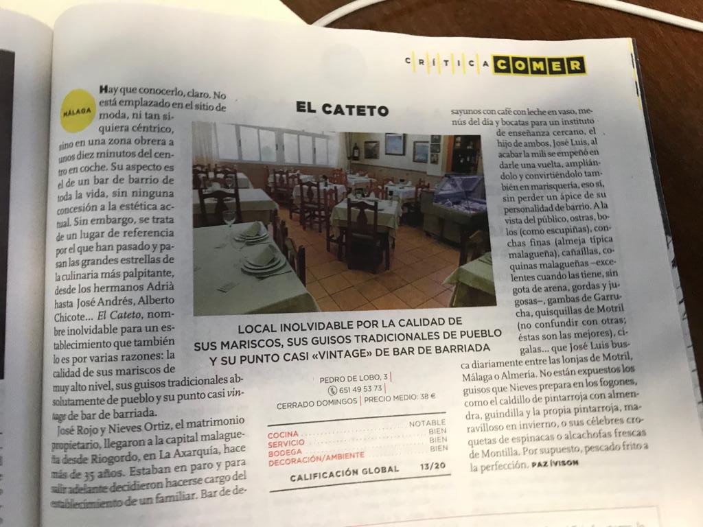 Hoy salimos en el período El Mundo... En donde destacan la calidad de nuestro producto!!
En las ediciones de toda España!! Y en Madrid en el suplemento Metrópoli... gracias!! <a href="/MisterEspeto/">Carlos Mateos</a> <a href="/SaboraMalaga/">Sabor a Málaga</a> <a href="/AguaLeonor/">leonor garcia-agua</a> <a href="/SobreGustos/">Jose Cabello</a> <a href="/elmundomalaga/">El Mundo Málaga</a> <a href="/elmundoes/">EL MUNDO</a>
