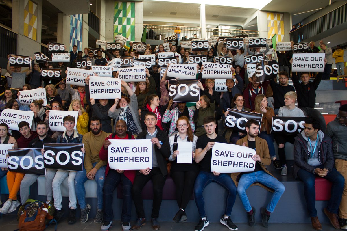 DCUSU's tweet photo. #SOS #SaveOurShepherd https://t.co/gNewg2j21i