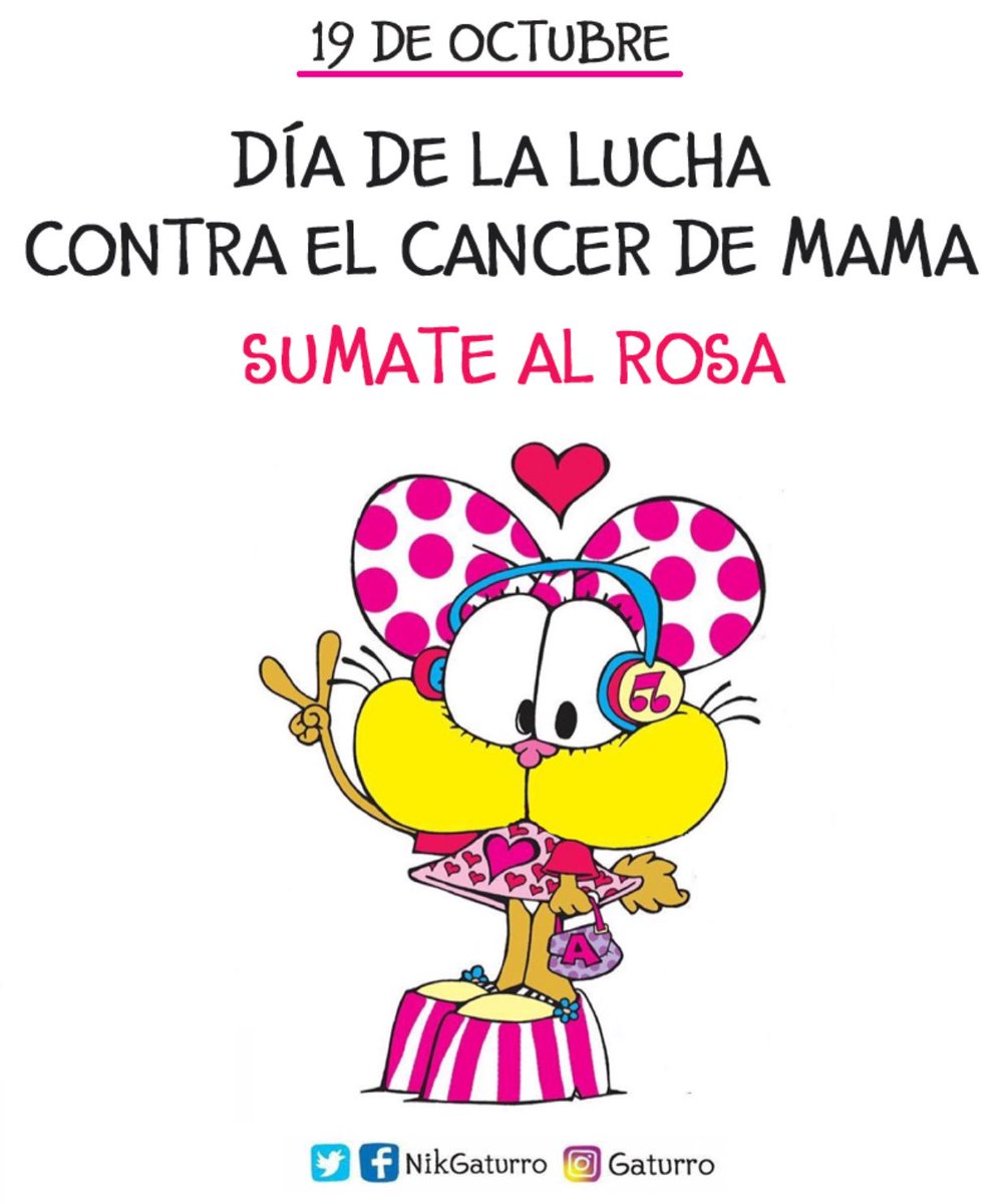 Nikgaturro's tweet photo. #DiaMundialdelCancerdeMama https://t.co/JtgClGGRo9