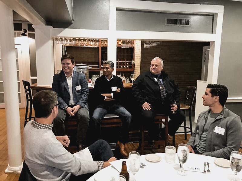 CresaATX's tweet photo. Such a pleasure attending the Leadership Dinner hosted by @ATCouncil and hearing from @cognitivescale and @ValkyrieIntel! #atcouncil #elevate #elevategrowthpartners https://t.co/5hd9gga8il