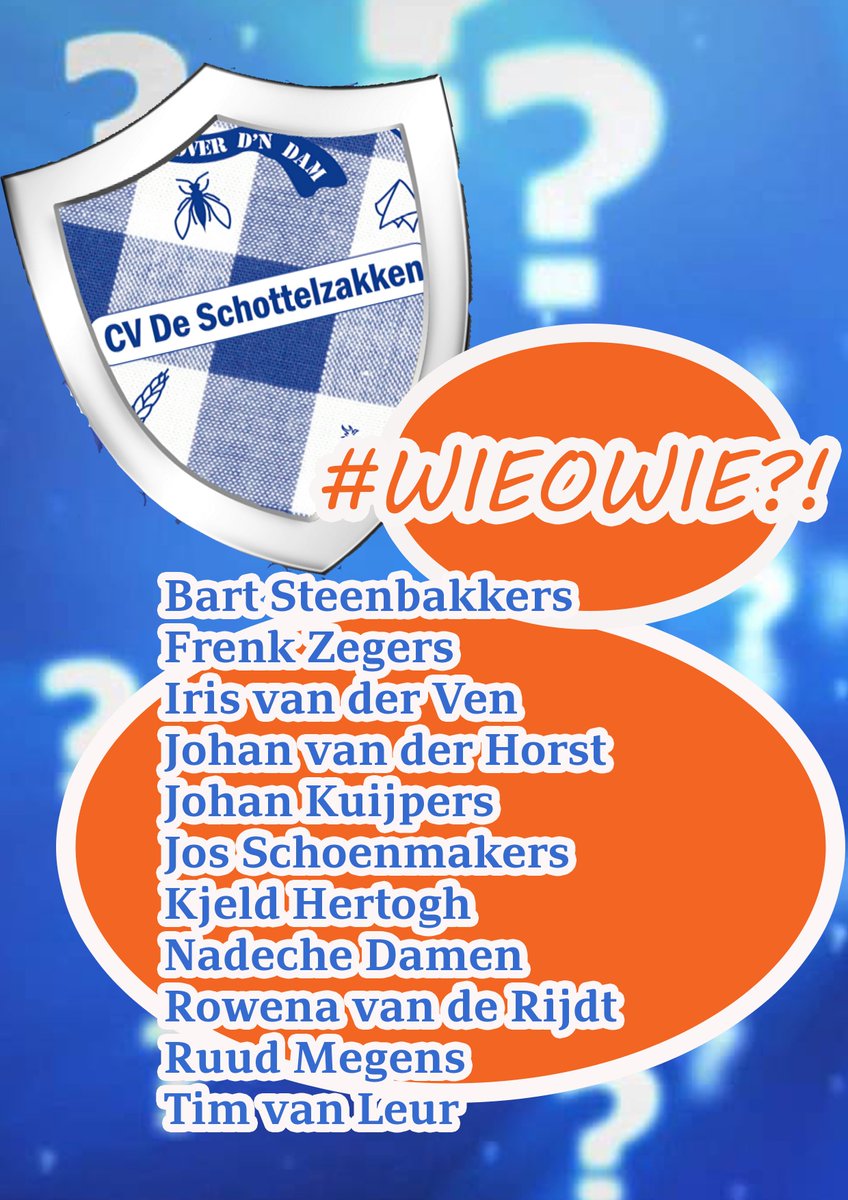 Schottelzakken's tweet photo. WIE WORDT ONZE NIEUWE PRINS OF PRINSES?

De 11 namen zijn inmiddels bekend gemaakt.

Wie zal er komend seizoen met de scepter over ons Schottelzakkenrijk zwaaien? https://t.co/pwm8EzPar2
