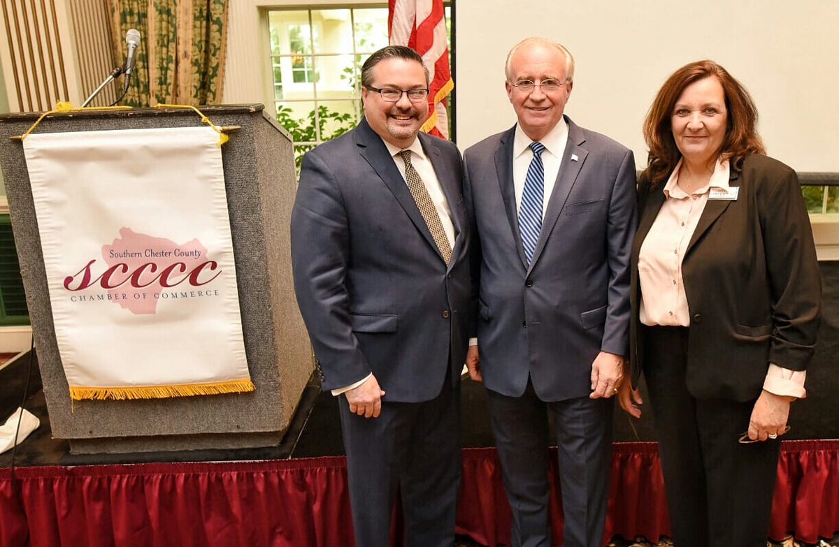 McCauley4PA's tweet photo. It was a pleasure to meet with the members of the Southern Chester County Chamber of Commerce. #lowertaxes #LowerHealthcare and my #workVisaProgram all received positive feedback. My opponent offered Open borders, Higher taxes, Resist, Obstruction- and Gov run healthcare. #SHARE! https://t.co/9FbNVkEwi5