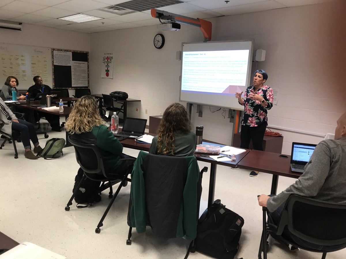 IB World Language training facilitated by Elyse Seitz                    #The Rockville Way