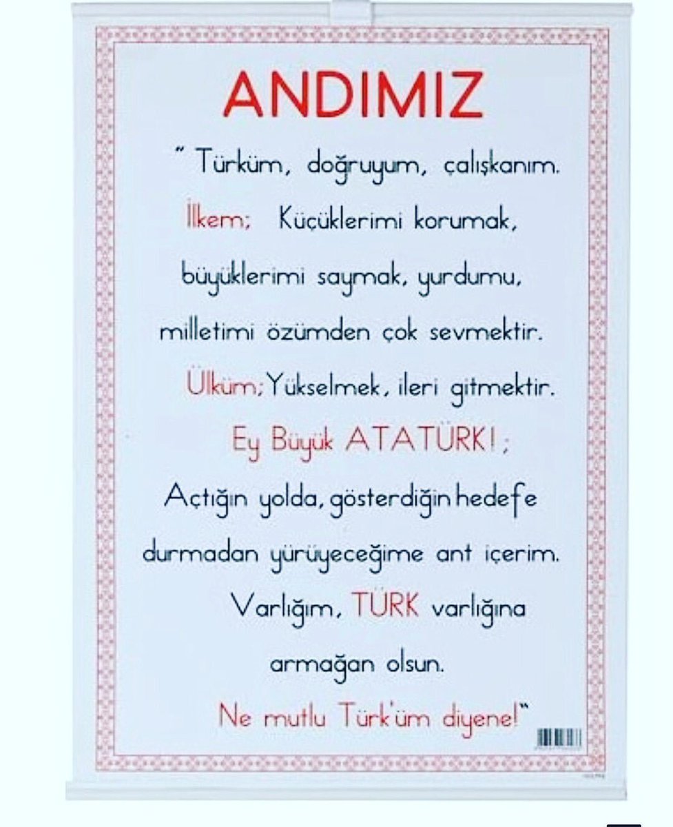 Varlığını Türk varlığına adayan gelecek nesillere !  #ANDIMIZ