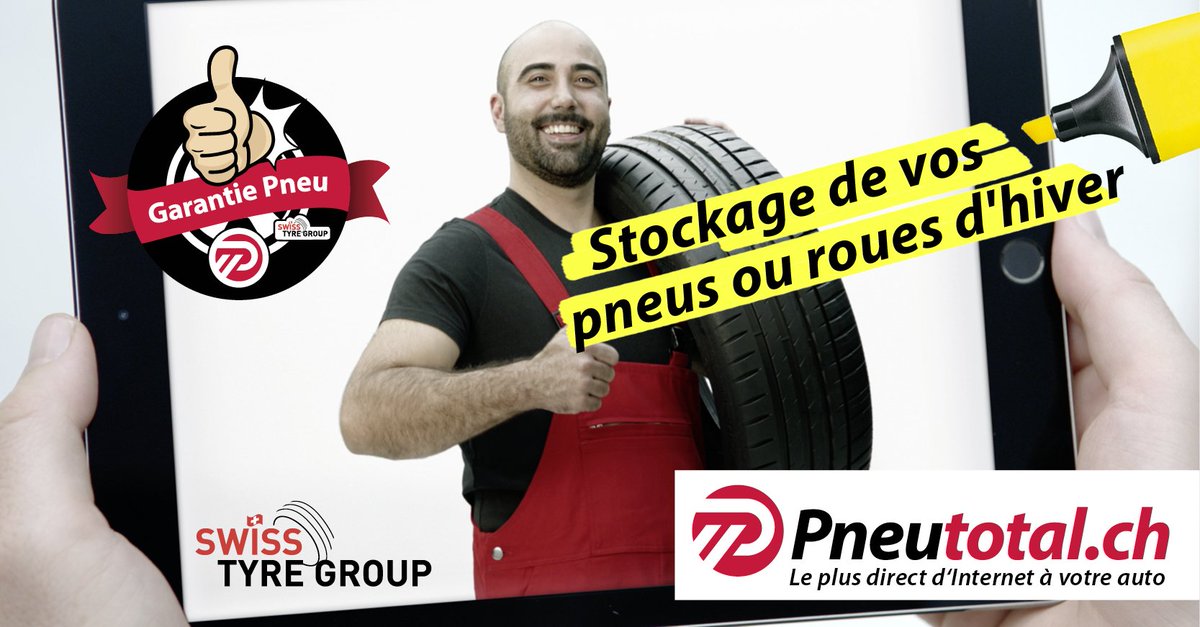 Connaissez-vous Swiss Tyre Group, le groupement des principales maisons de pneus indépendantes. Et celles-ci vous offrent, avec la boutique en ligne suisse pneutotal.ch, un super service.
