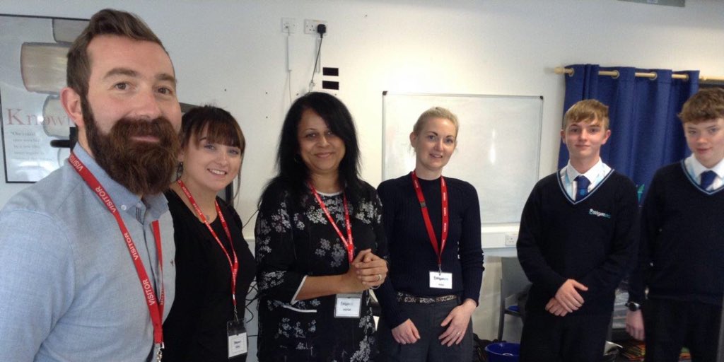 MillikenEurope's tweet photo. Great afternoon with @UTCWigan judging their #design competition inspired by science, technology, engineering &amp; maths. Congrats to Heather on her ��Vaporwave’ Design &amp; all the students who took part. #millkeneurope #newtalent https://t.co/JpPoPhGzA9