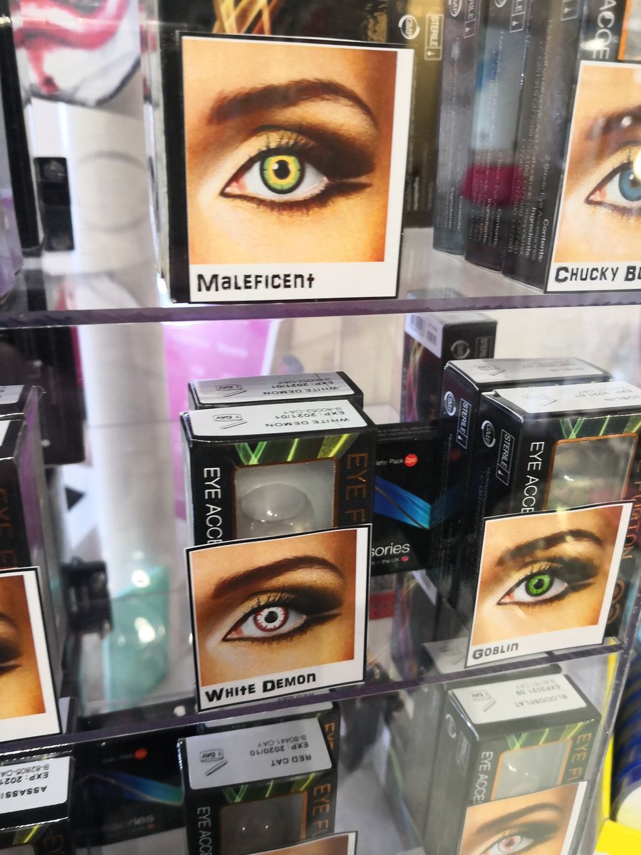 Our fabulous contact lenses are proving popular as ever this Halloween, only £9 a pair!  #southwold #halloween