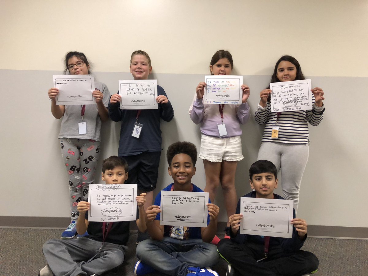 4th grade celebrates National Day on Writing!
#HayesHawk <a href="/JHE4th/">JHE 4th Grade</a> #WhyIWrite #bethelegacy