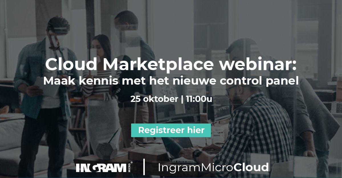 Ingram Micro Cloud - Benelux tweet media