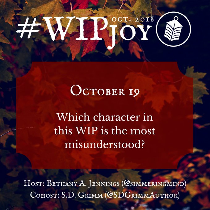 AtRestinChrist's tweet photo. Probably Kelton himself, since he’s so quiet and withdrawn. No one knows why he disappears for two hours every day. However, Ruemyr, who’s trying to start a revolution to allow women the right to the throne, is pretty misunderstood as well. #MemorysMind  #WIPjoy https://t.co/elXDQeEBk4