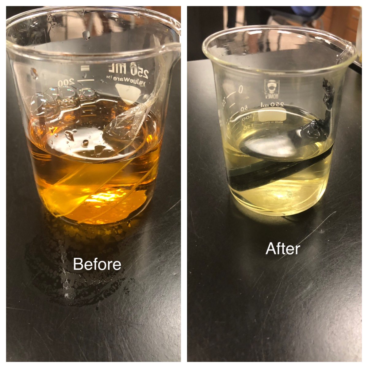 JohnsonScience's tweet image. Huddle Up to analyze and discuss lab results. Ask a Bio student why this happened! @HeritageMSAVID @HeritageBroncos #HMSscience