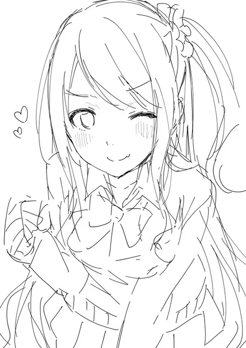 たのしみだのラフ 