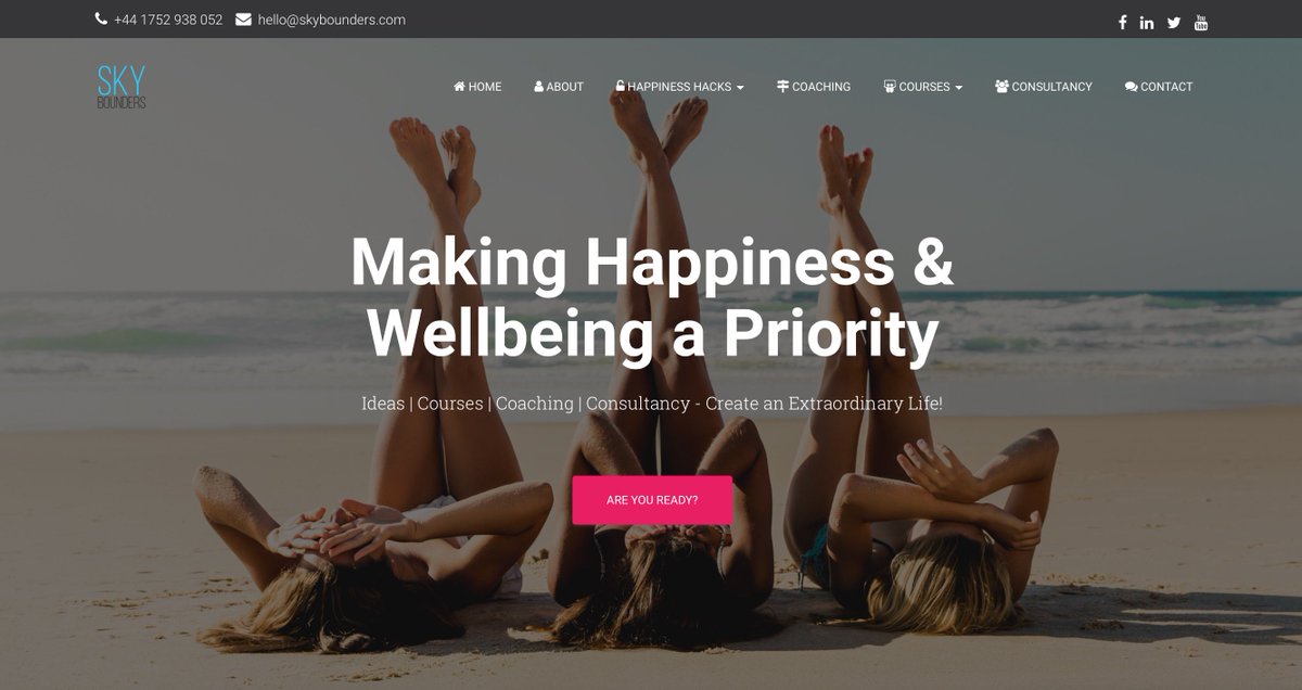Really excited to announce that Sky Bounders - Performance and #Wellbeing #Coaching has now launched!! skybounders.com Lifestyle courses, performance coaching programmes AND Mental Health First Aid courses #Plymouth &amp; UK wide :) #mentalhealth #MentalHealthAwareness