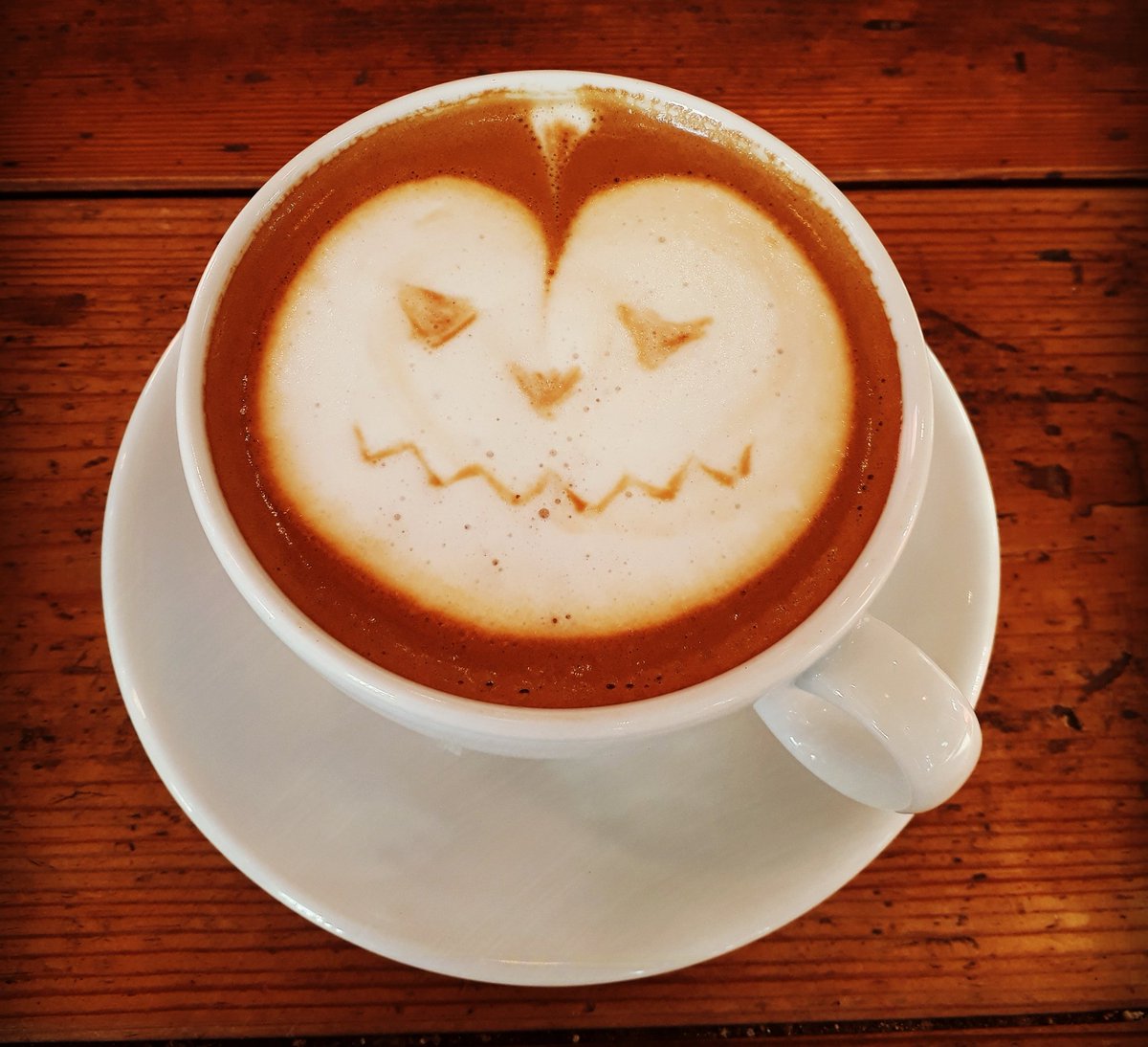 Practising pumpkins 🎃☕ Is it a pumpkinado, pumpuccino, pumpresso or pumpkinatte?! 😂 #latteart #coffeelovers #Halloween #FridayFeeling <a href="/visitmalton/">Visit Malton</a> <a href="/drwcoffee/">drwcoffee</a> <a href="/rocketespresso/">Rocket Espresso</a> <a href="/local_food/">Deliciously Yorkshire</a> <a href="/northyorkmoors/">North York Moors NP</a> <a href="/VisitRyedale/">VisitRyedale</a>