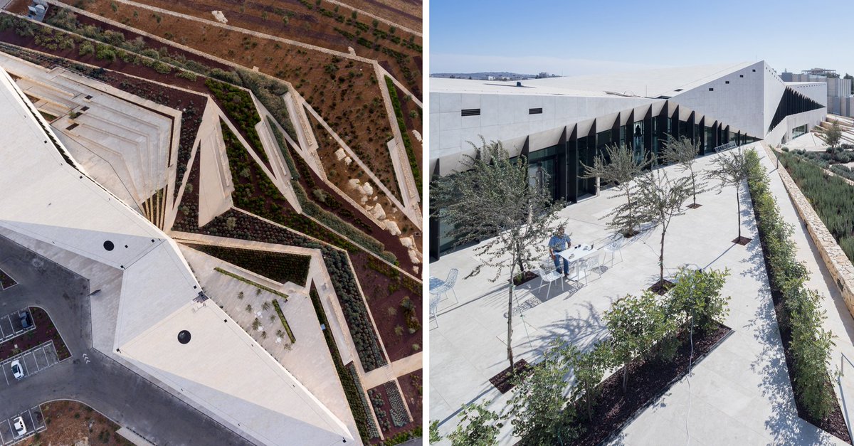 Architizer's tweet photo. Behind the Building: Heneghan Peng Architects' Palestinian Museum: https://t.co/kNKsxWupH1 
#HeneghanPeng #BehindTheBuilding https://t.co/pMD1VUbiQt