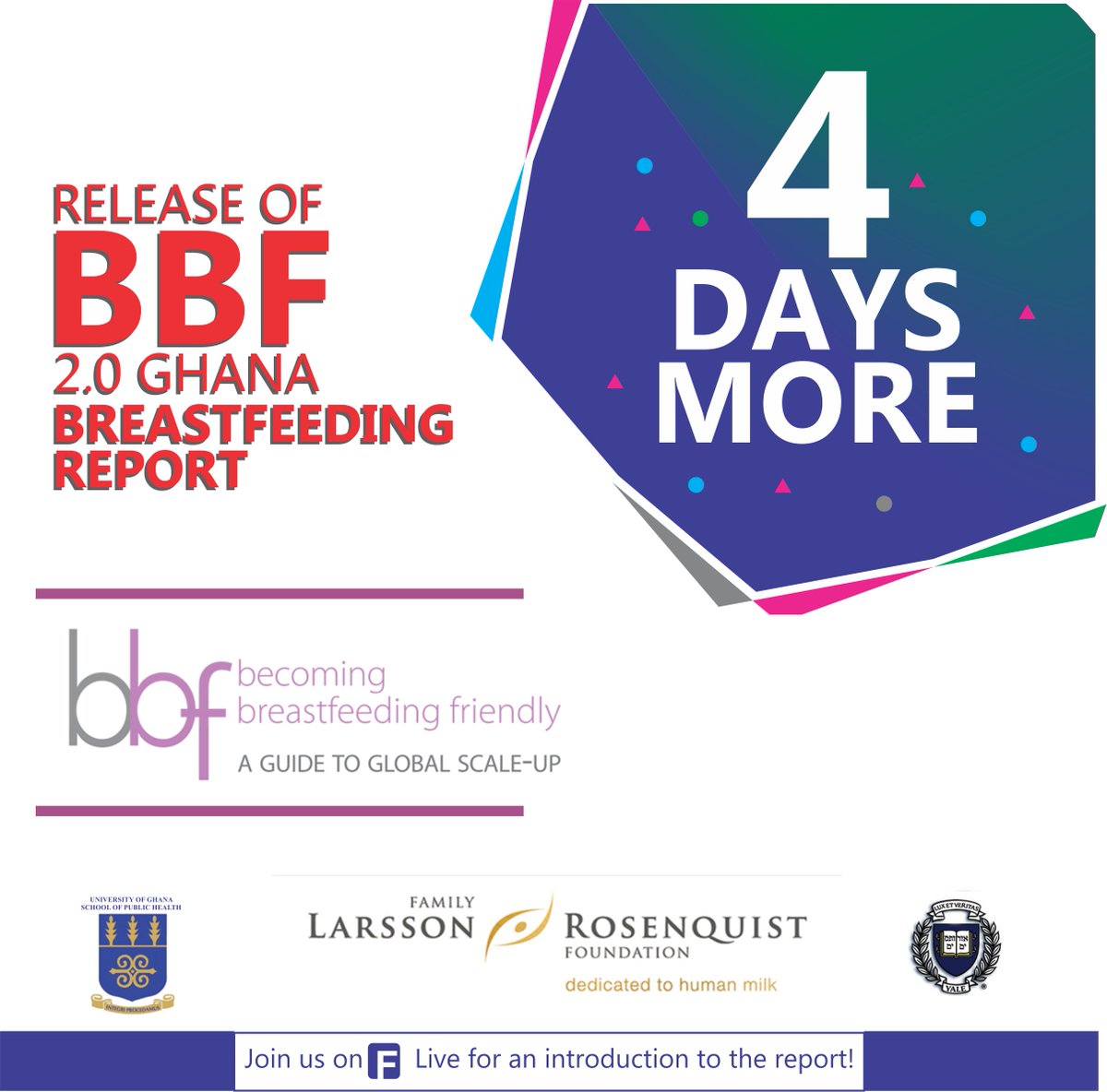 BBFGHph3's tweet photo. 📣 The release of the 2nd Ghana breastfeeding report #BBF2018 comes off in 4 days! Breastfeeding stakeholders and high  profile personalities will be in attendance! Follow us on Facebook: Bbf Ghana​  and Twitter @BBFGHph3  Stay tuned  #Ghanabbf https://t.co/CixkI45cha
