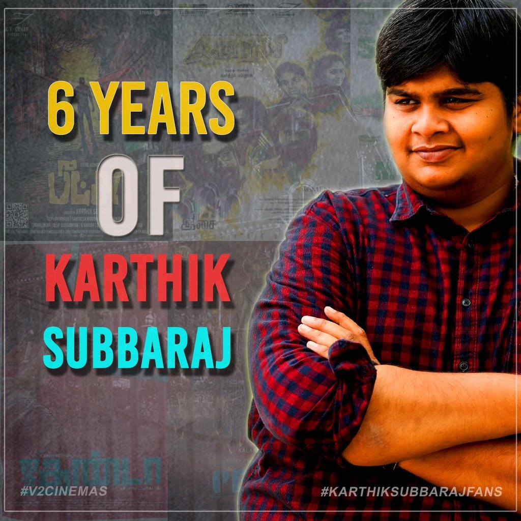 kollywoodtimes's tweet photo. #6YearsofKarthikSubbaraj
One Of Trendy And Successful Director In Tamil Cinema
@karthiksubbaraj @V2Cinemas https://t.co/6WkH1onlgv
