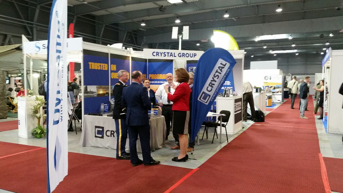 CrystalGroup's tweet image. The Czech Office of Defense Cooperation visited our booth at #FutureForcesForum this week. #CrystalGroupEvents