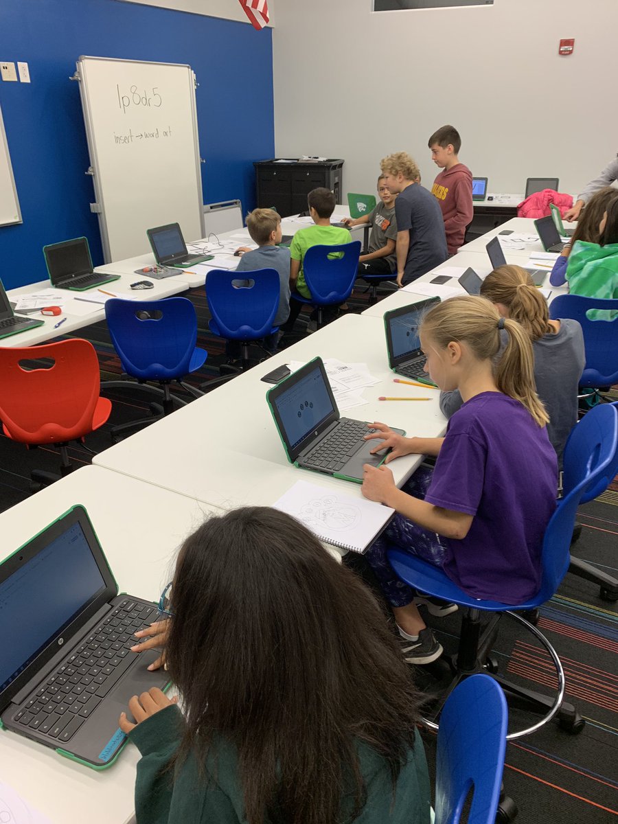 AskupArtEd's tweet photo. First STEAM field trip of the year for our 5th graders. Logo/T shirt designs.
#artinnovation https://t.co/NKONdFdlwD