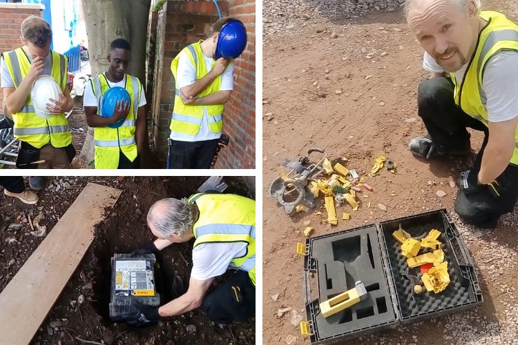 For a tradesman, tools and machines are everything. Losing one can be devasting - as displayed by this #construction worker, who said goodbye to his beloved tool in the best way possible! 

Click here to watch the video: fal.cn/SiZ2