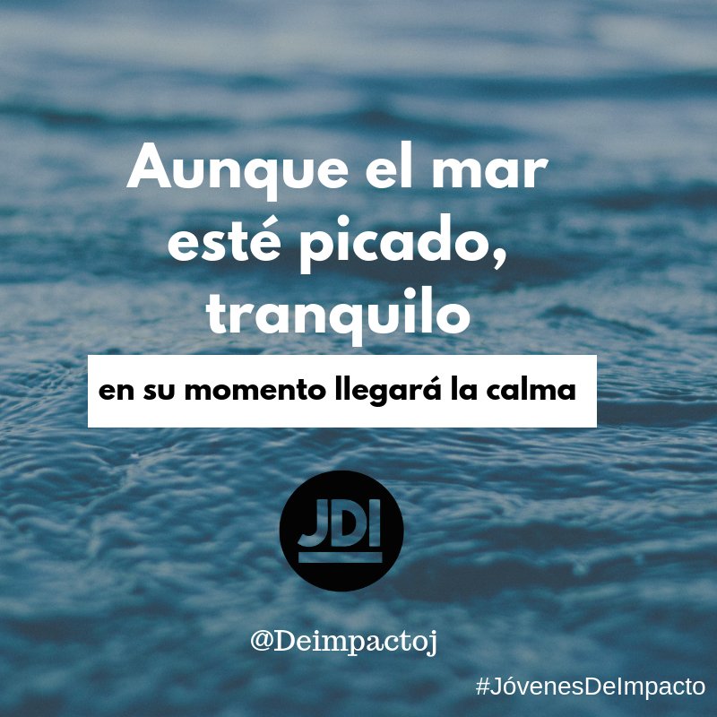 deimpactoj's tweet photo. No te preocupes por la tormenta, en cualquier momento llega la calma.
.
.
.
#JóvenesDeImpacto #DiosEsPana #DiosEsFiel #JDI #FUNDASE #Venezuela #19Oct https://t.co/xIsT235LGX
