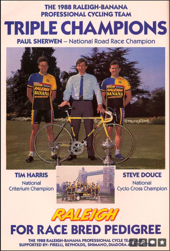 raleigh team banana jersey