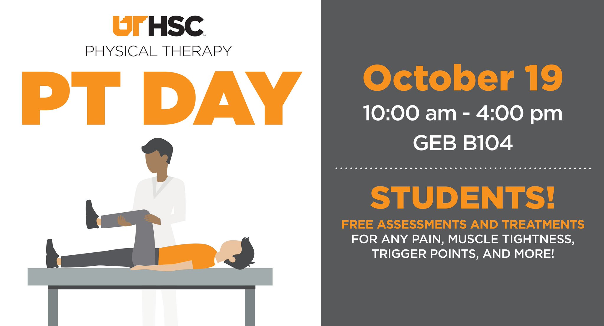 Uthsc On Twitter Students Pt Day Is Going On Now In The Geb