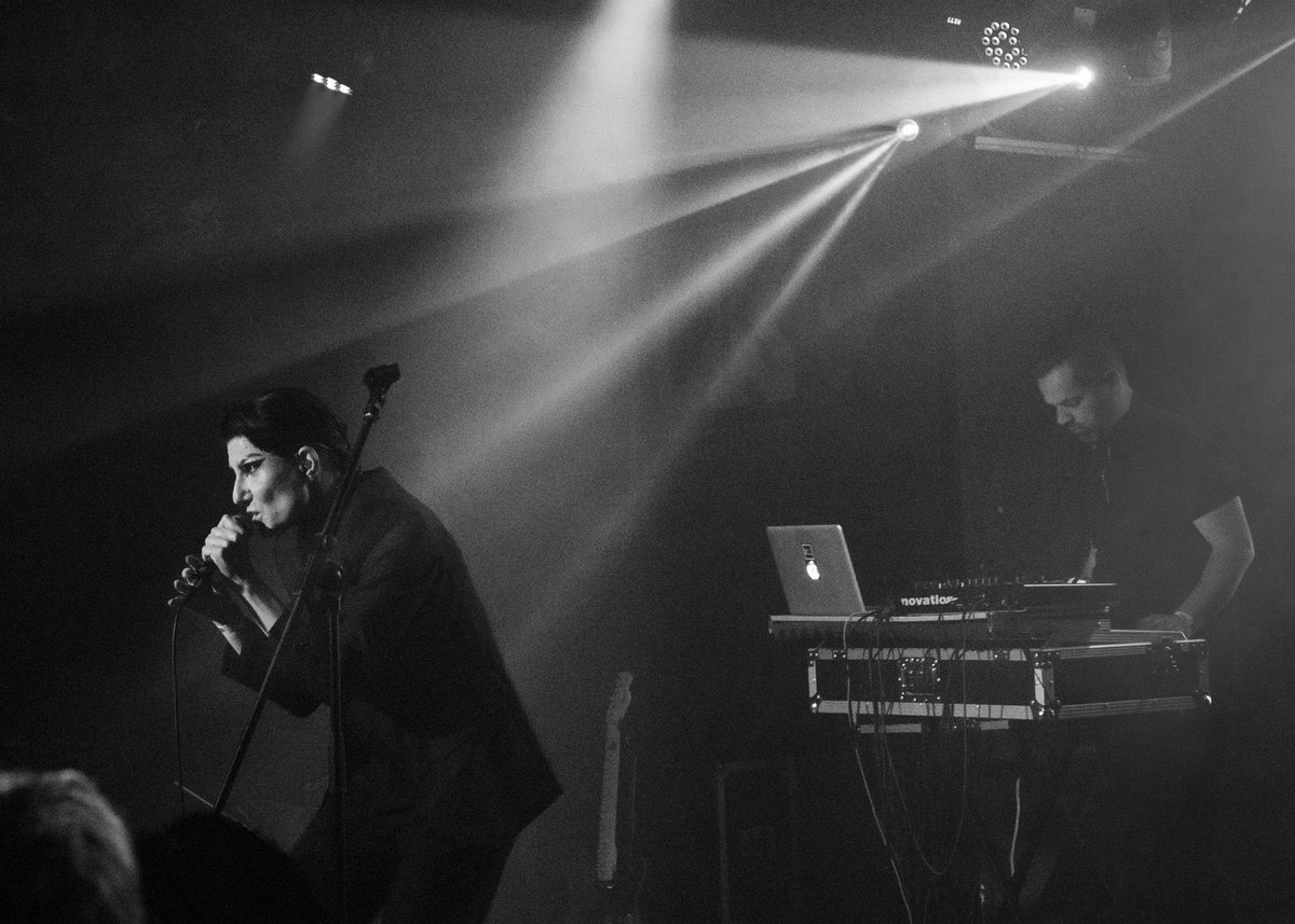 Last night with Lebanon Hanover was a blast! Thanks y'all for coming. 
Photo by Attila Kozmari. 
#lebanonhanover #budapest #blacknailcabaret #gig #androgynous