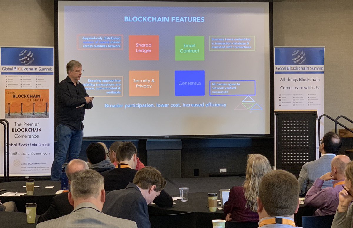 bigblockchain's tweet photo. Now James Barry #Blockchain ##CyberSecurity takes the stage at the Global Blockchain Summit @gblockchain1 #GBSFall18 https://t.co/dvwdNodHsj
