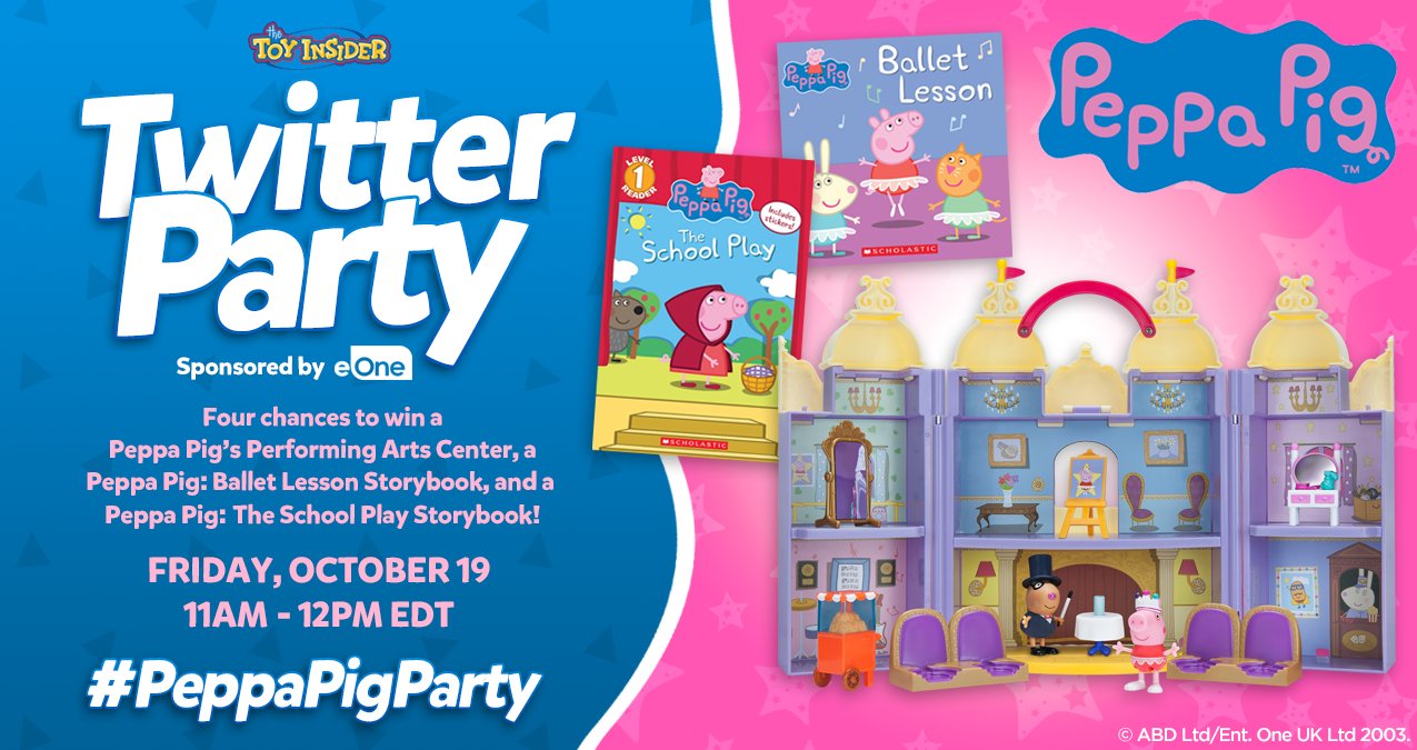 peppa pig performing arts center toy