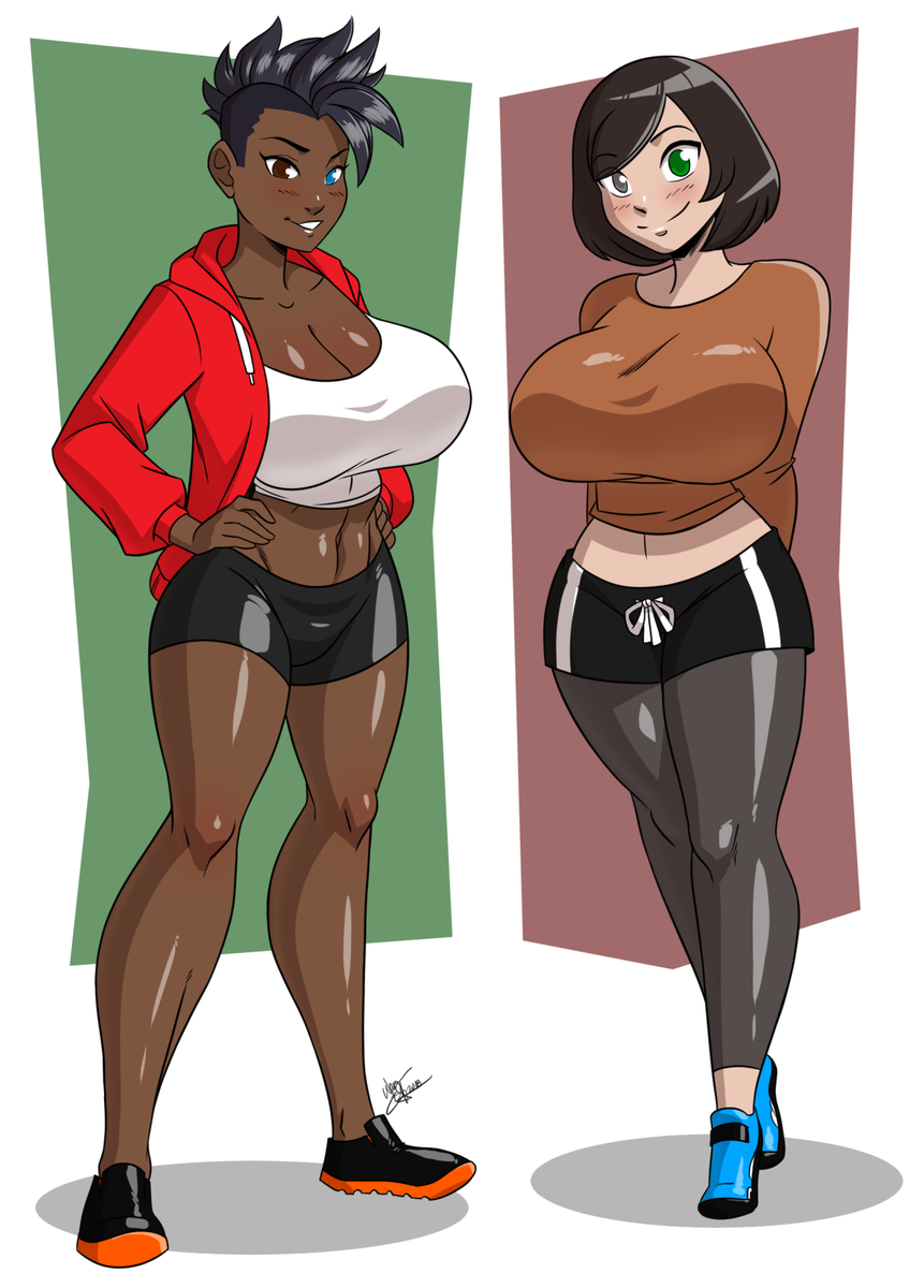 devzillasaurus's tweet photo. My first full-colored OC comm from @Warren_Aeolus of my first OCs Diantha Jackson &amp; Mei Lee. Also the rough draft Aeo gave me before completion.
#dianthajackson #meilee #ocs #aeolus06 https://t.co/1LX1nX0fr8