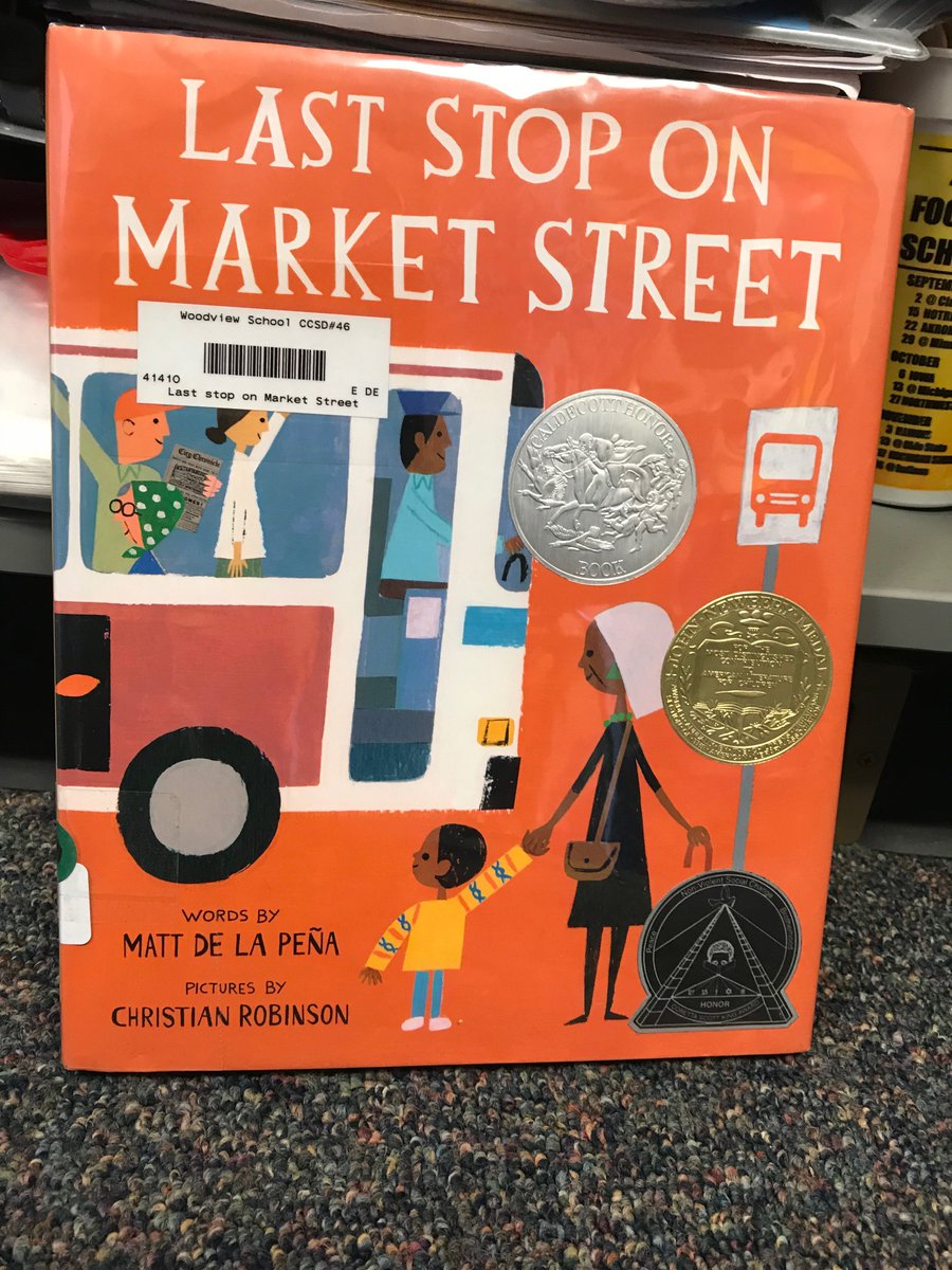 WV_Reading's tweet photo. The importance of experiencing the world through interactions.  Last Stop On Market Street by @mattdelapena showed @MsBrobstsClass how a bus ride can show us the world and be appreciative! #classroombookaday @WvReading https://t.co/7uPkfDh9VW