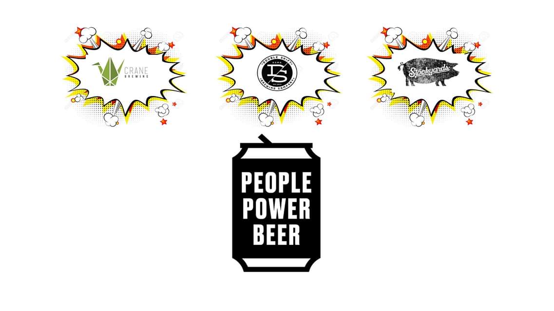CraneBrewing's tweet photo. Tonight at @BierStation, we took the pledge w/ @StockyardsBeer &amp; @Dblshiftbrewing to donate a portion of #PeoplePower, a traditional throwback pale, to the @ACLU of Missouri. Help support our right to vote, event starts at 4 pm! #GoVote https://t.co/ckt9j7ch8K