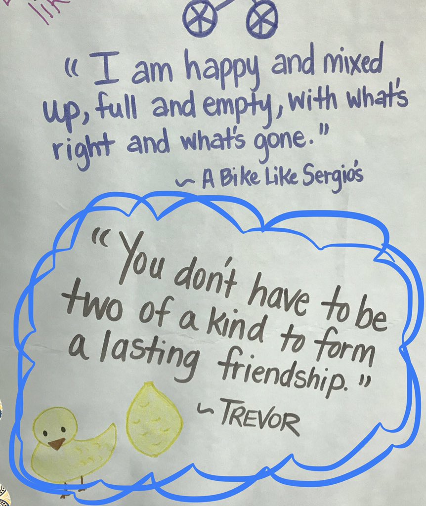 Thank you <a href="/ecbatch/">Emily Batchelder</a> for sharing such a sweet story with us today and helping us add to our reading #graffitiwall. We loved Trevor and his lemon! #ecesrocks #picturebooks <a href="/jimaverbeck/">Jim Averbeck</a>