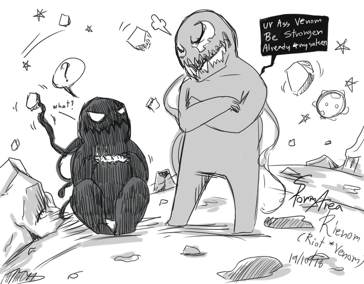 Rainyz_zonexx's tweet photo. FA The Weakest one ของคุณแบมบูค่ะ อ่านละทนยัยน้องไม่ดั้ยจีๆ วกนหวดวหกฟฟหวสากฟฟฟฟฟฟฟฟฟฟ เดี๋ยวแปะต้นทางฟิคที่ทวิตล่างค่ะ แวๆ
I draw this as a Fanart for fanfiction in Thai lang. I'm gonna add on the another tweet.
#venom #riot #rienom #venomfanart https://t.co/hFxcpRyDlO