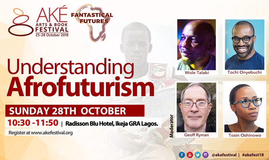 Is Afrofuturism still misunderstood? Why do critiques still struggle with this word that marries Africa and technology? This panel will explore this growing genre in film and literature and its African identity. @WTalabi @TochiTrueStory @oshinowo_tosin & Moderator @geoffryman
