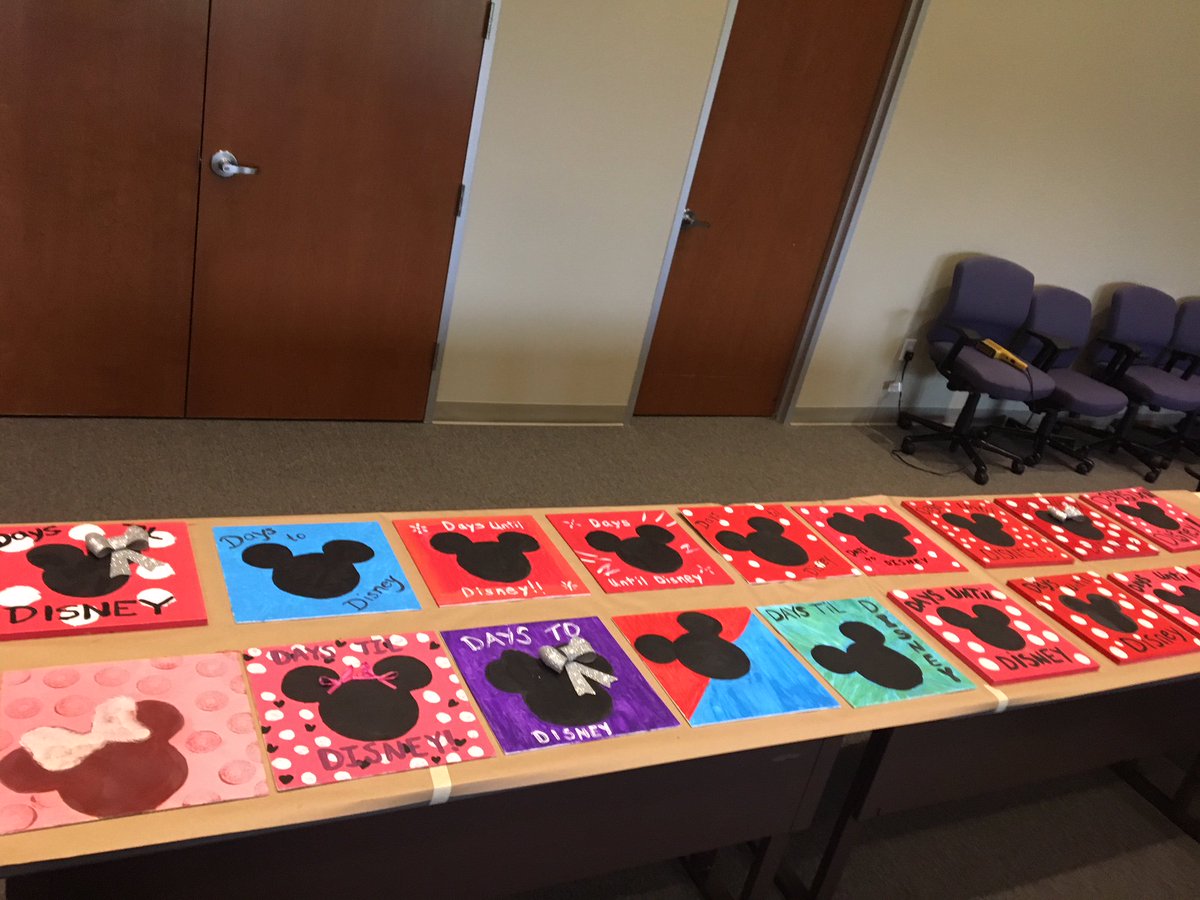 iiatc's tweet photo. For @doubleicf Week of Giving, we got creative over at @MakeAWishNT making some fun Disney countdown calendars!  #IICFWeekofGiving #insurancegivesback https://t.co/tNH4erufHn