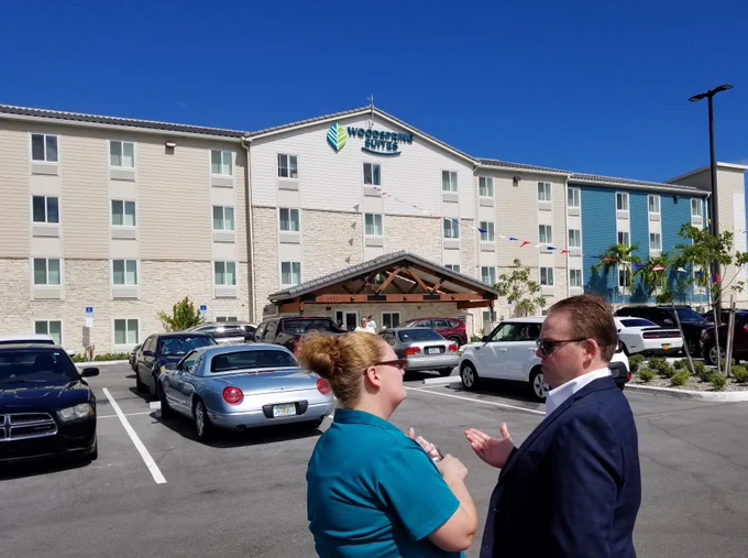 Image from WoodSpring Suites (@WoodSpringStay)